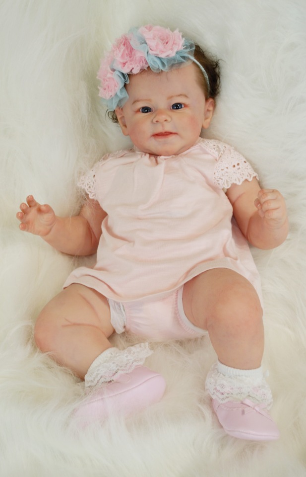 Сладкая булочка Грета, толстопопая принцесина. Кукла реборн Ольги Коновниной (фото 5)