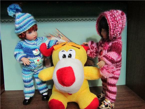 Рабочие будни, но скучать не приходится. Куклы Helen Kish (фото 4)