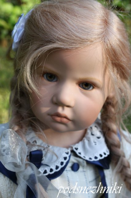 Летние девочки - редкие белокурые красавицы от Хильдегард Гюнцель для Walterhäuser Puppenmanufaktur