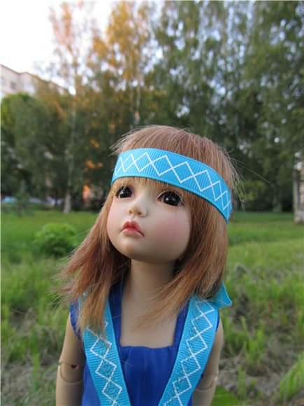 Аленка. Девочка в голубом