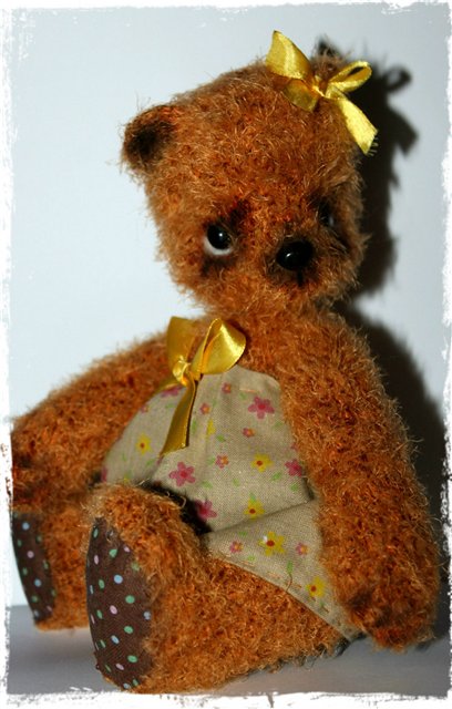 Мишка Соничка. Игрушка вязанная крючком (фото 5)