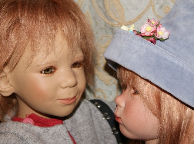 Inari - скромная красота и красавчик Hugo от Annete Himstedt