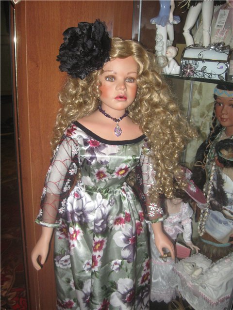 Субботний день или платье для большой фарфоровой куклы. Луиза от Дамри Бенингховен (Damrie Benninghoven)