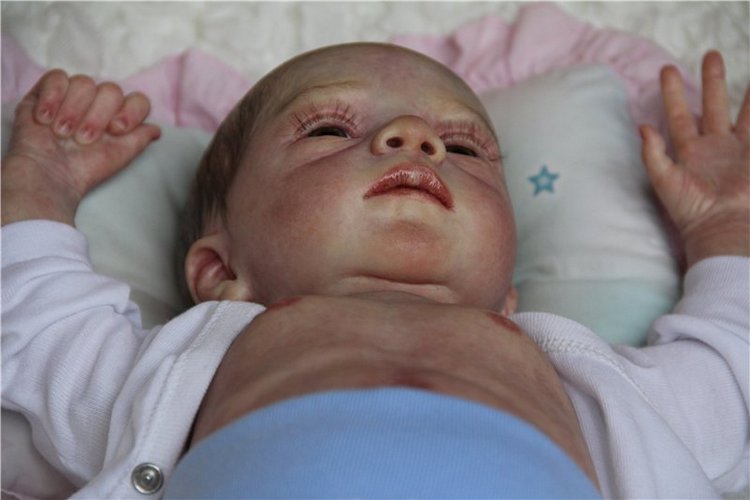 Нечаянная радость... Малыш реборн Ромео, прототип, скульптор Натали Блик, художник Алла Кокс