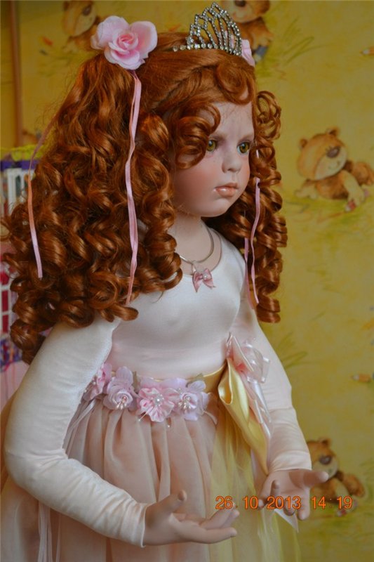 Балерина от Donna Rubert или приезд новенькой фарфоровой куклы