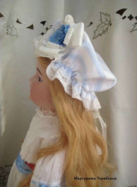 Шьем круглый чепец для куклы - МК