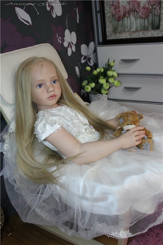 Алеся... Леся, Лесенька. Кукла реборн Анастасии Гангало