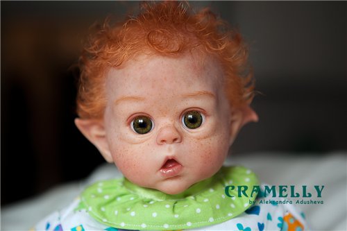 Кукла реборн. Рыжик из мастерской CRAMELLY