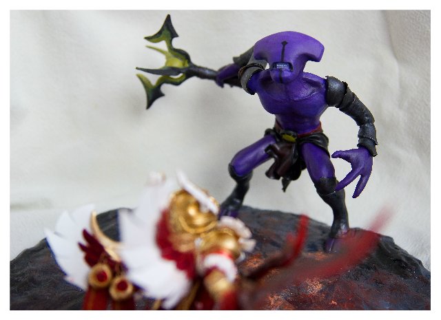 Скульптурная группа по игре Dota. Legion Commander Arcana vs Faceless Void