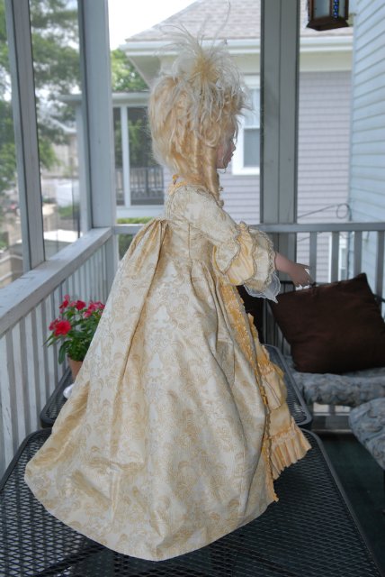 Часть 2: Прекрасная Дама эпохи Рококо. Кукла из фарфора Мишель Баркер (фото 9)
