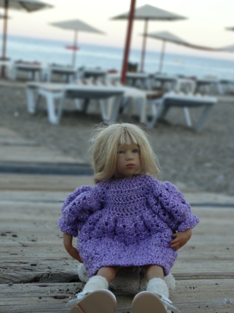 В сиреневых тонах — Одежда и обувь для кукол своими руками: фото (фото 5)