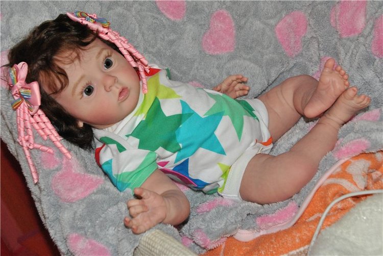 Татка - малышка реборн из молда Тиффани от Натали Блик (фото 2)