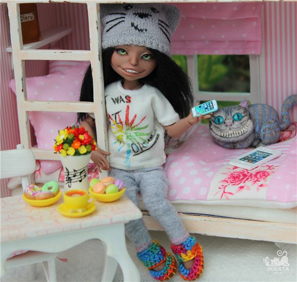 Мирелька, авторская шарнирная кукла Марии Пикуновой "Домисоль"