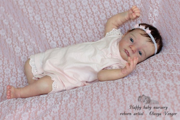 Моя Кирочка. Ненаглядная моя крошечка. Кукла реборн Олеси Венгер