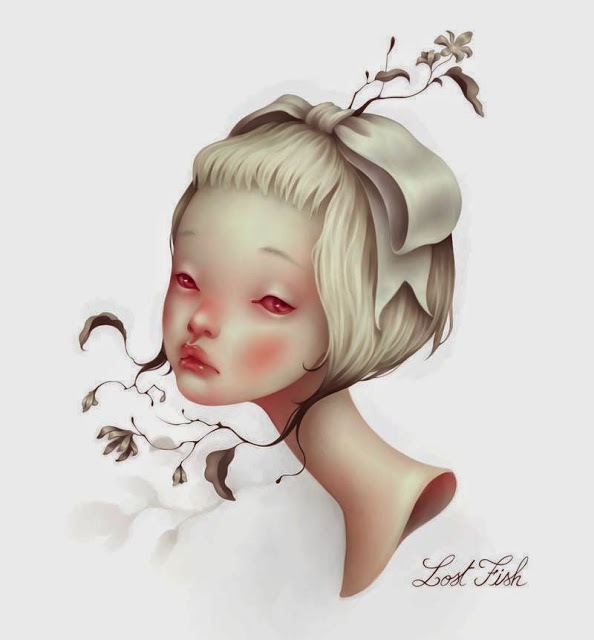 Сюрреалистические иллюстрации французской художницы Элоди LostFish или еще раз об Алисе