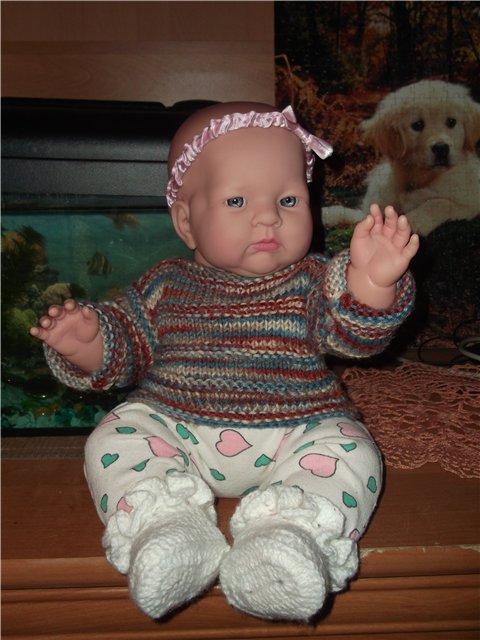 Аришкины обновки) — Куклы Berenguer (Беренджер): пупсы La Newborn (фото 4)