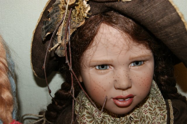 Три осенние принцессы. Коллекционные куклы