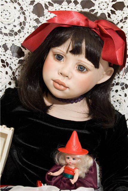 Девочка из января — Куклы Christine Orange (Кристин Оранж): фарфор