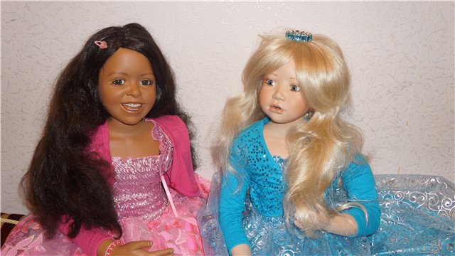 Фарфоровая кукла БИРГИТ - Лазурная Мечта от Кристин Оранж