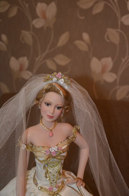 Фарфоровая кукла, невеста The Ashton-Drake Galleries (фото 6)