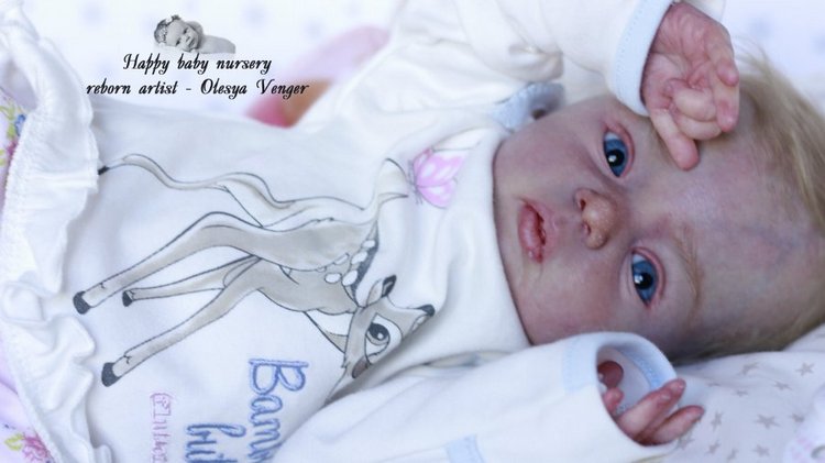 Моя милая златовласка Ева. Кукла реборн Олеси Венгер