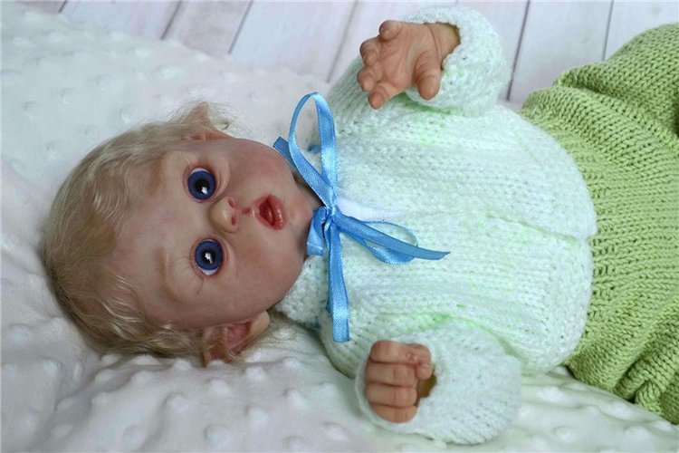 Белокурый гномик реборн — Куклы Реборн (Reborn): работы мастеров