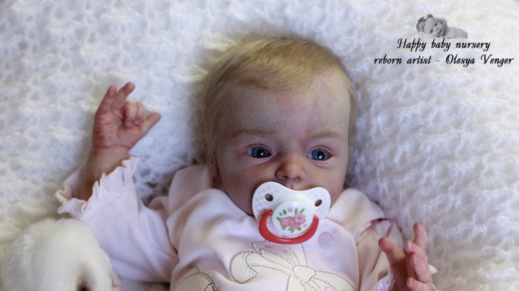 Моя милая златовласка Ева. Кукла реборн Олеси Венгер