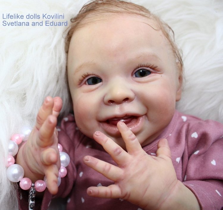 На щечке родинка, а в глазах любовь! Варенька - кукла реборн Ковылиных Светланы и Эдуарда