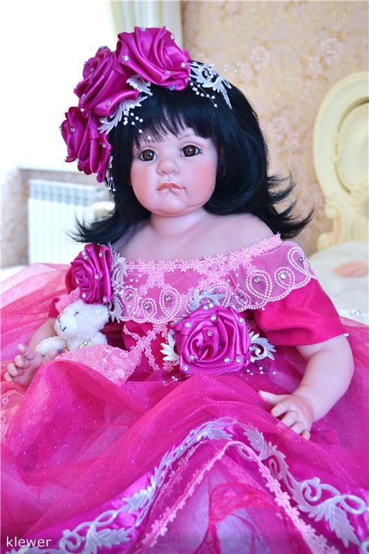 Моя любимая "китайская роза" в новом образе. "China doll" Fayzah Spanos