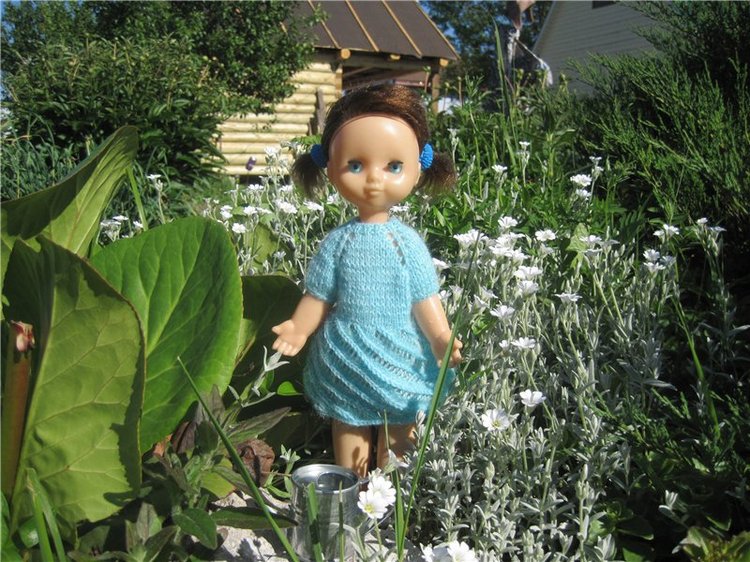 Галчонок и лето. Винтажна куколка СССР Галя (фото 4)