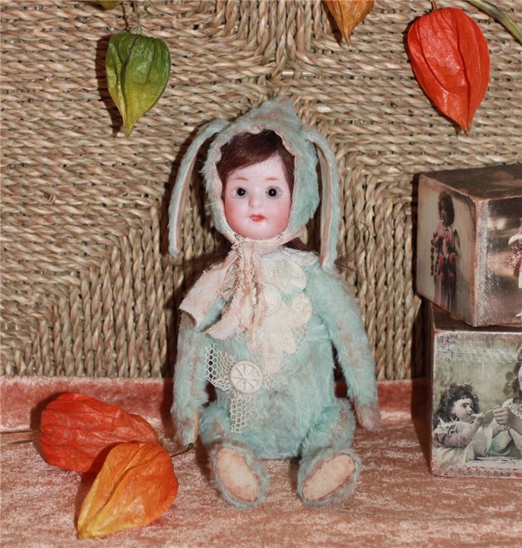 Вторая жизнь. Тедди-долл из антикварной головки Walter & Sohn