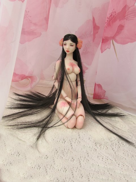 Авторская кукла Кику, хризантема | Бэйбики Авторская кукла Кику, хризантема (фото 3)