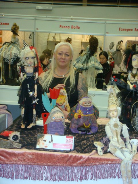 Ещё картинки с выставки... XI Международный Салон кукол на Тишинке в Москве 2015. Фото