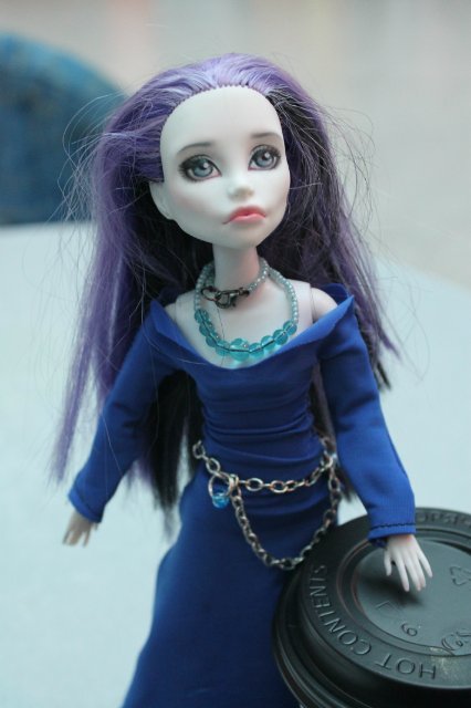 Моя новенькая - голова ooak Монстр Хай Спектра на теле Симба