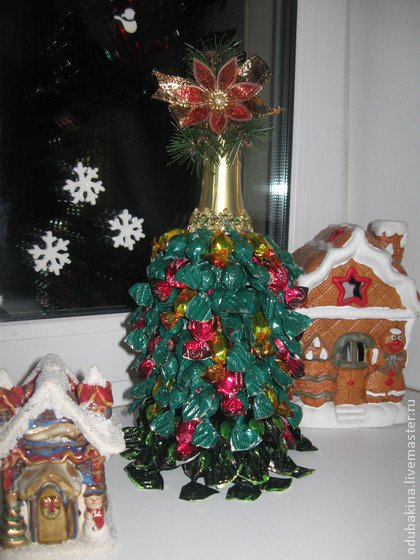 Новогодний декор бутылок — Интересное и необычное: фотоподборки (фото 2)