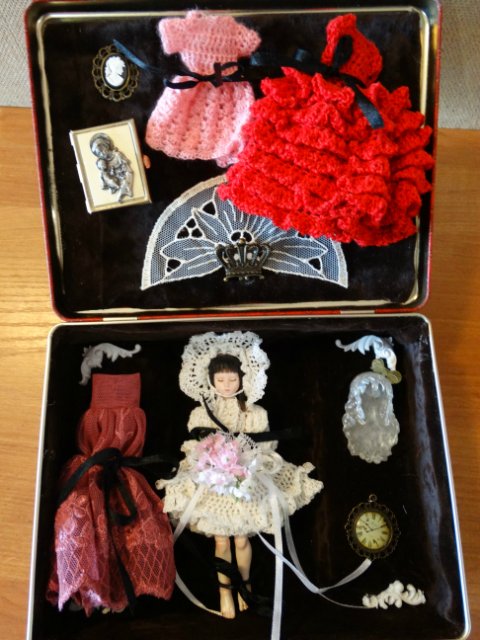 Моя Дюймовочка — Антикварные куклы Mignonette (Миньонетта): карманные