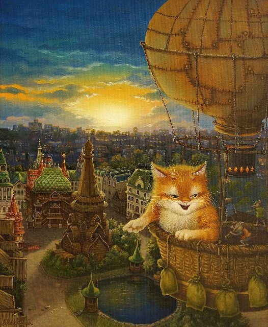 Сказочки кота Кузьмы... художник Александр Маскаев