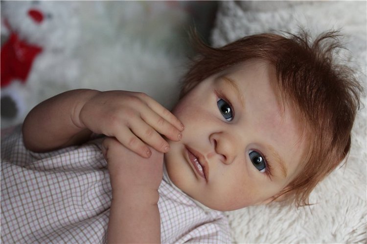 Моя серьезная малышка реборн Оуэн (фото 10)