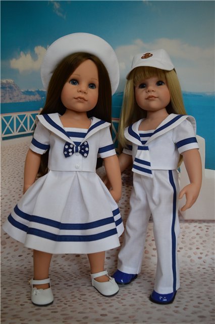 "Морская прогулка" - костюмы для девочек и мальчиков Готц и не только