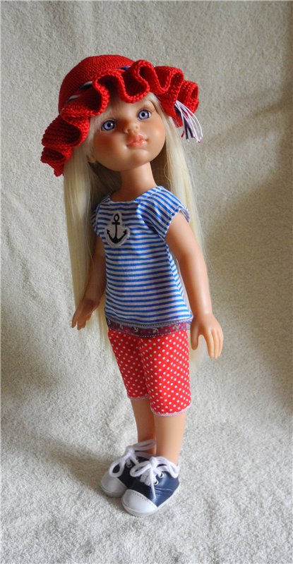 Опять морская тема — Одежда и обувь для кукол своими руками: фото (фото 8)