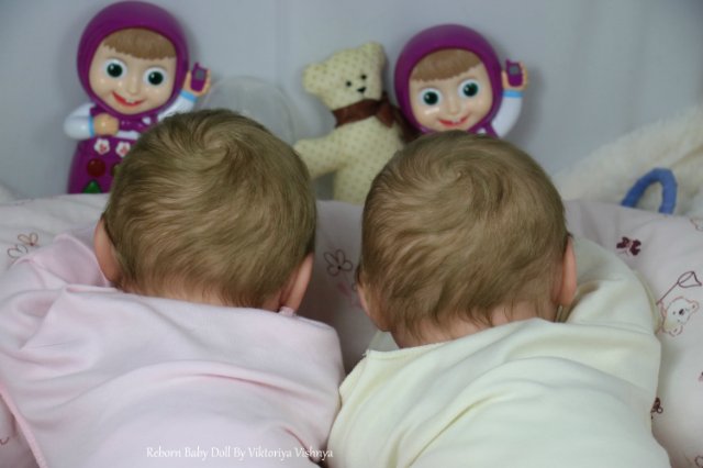 Близняшечки Ноа... Куколки реборн Виктории Вишни