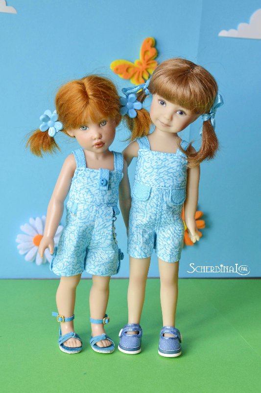 Летняя коллекция платьев для маленьких кукол
