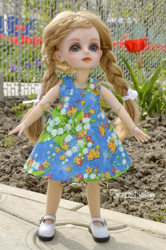 Еще раз про двусторонние сарафаны. Мастер класс с выкройками для кукол