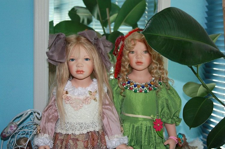 Ангельское создание Маруся и сестрички, коллекционные куклы от Zofia & Henry Zawieruszynski