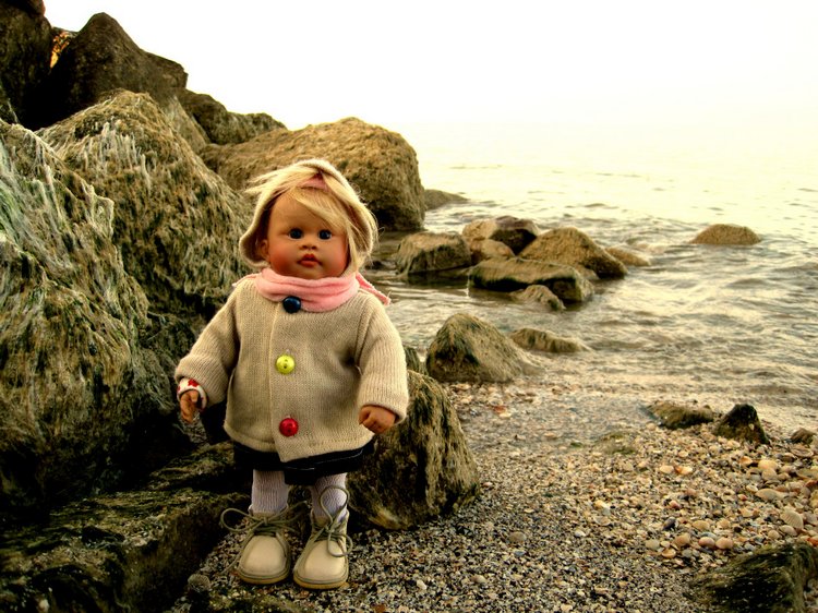 Путешествие к морю. Коллекционная кукла Фрося. Flori, Rolanda Heimer, Schildkrot