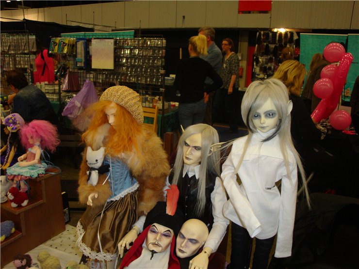 Международная выставка кукол в Ahoy Rotterdam (Нидерланды) 28-29 октября 2011 г. Часть четвертая
