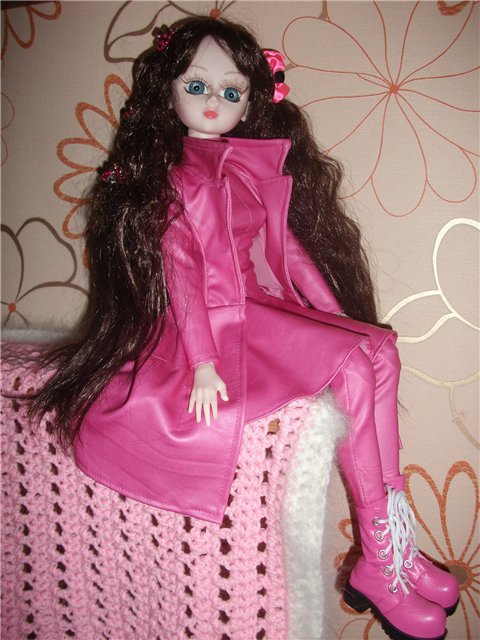 Девочка в розовом, 60см восхищения (фото 4)