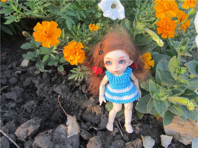 Ксюша на прогулке | Бэйбики Ксюша на прогулке — Куклы Fairyland (ФэйриЛэнд): BJD (БЖД) (фото 2)