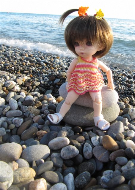 Майка на море. PukiFee Ante BJD