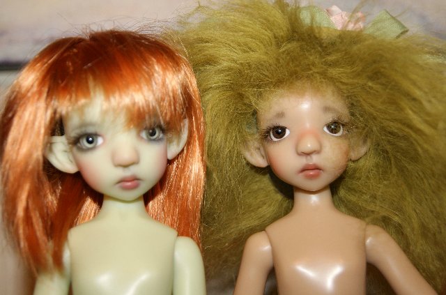 Сестрички Корички и Нелли фавн - милые создания от Kaye Wiggs